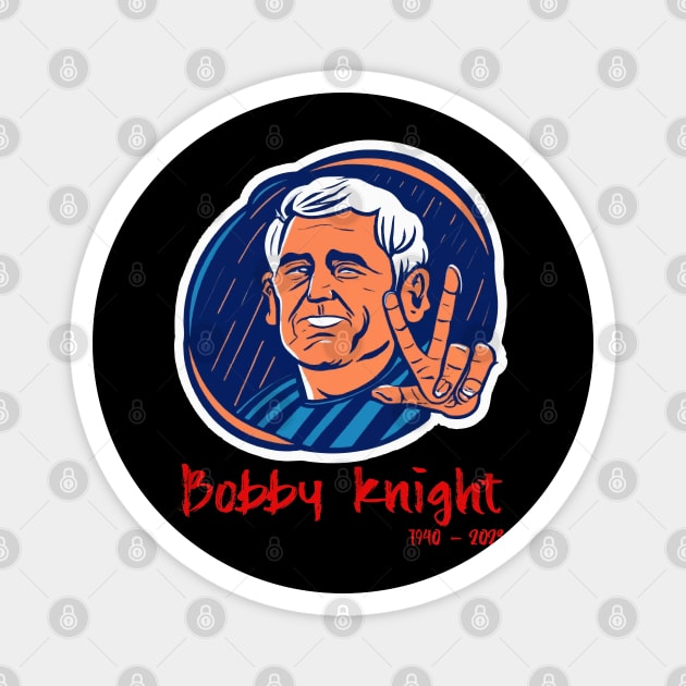 Bobby Knight Magnet by ArtfulDesign